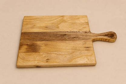 Handcrafted Southern Magnolia Charcuterie Board (10" x 10" with 4" handle)